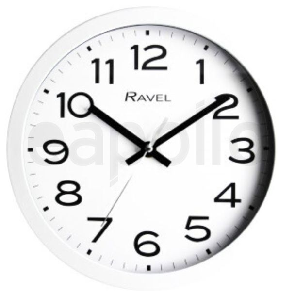 Wholesale Ravel Wall Clock 25cm - White