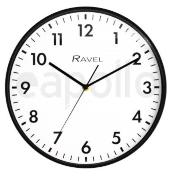 Wholesale Ravel Wall Clock 30cm - Black