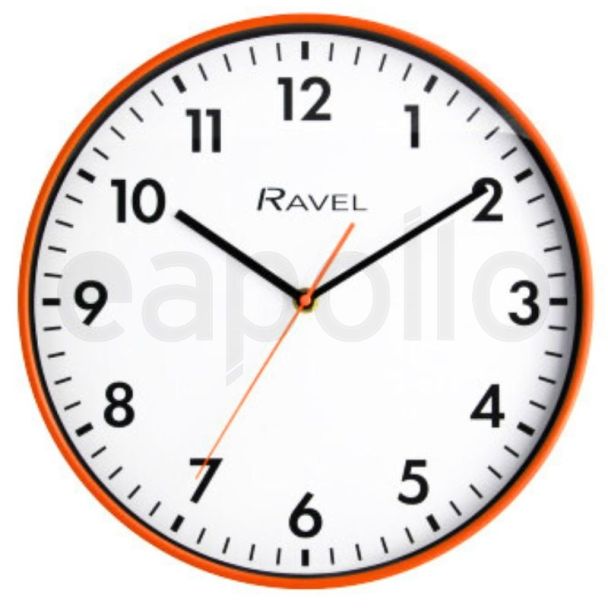 Wholesale Ravel Wall Clock 30cm - Orange