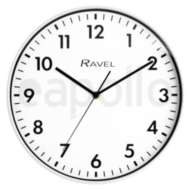 Wholesale Ravel Wall Clock 30cm - White