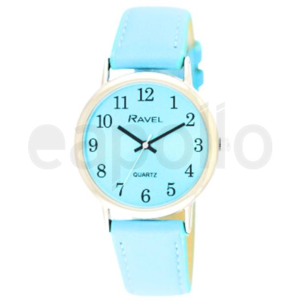 Wholesale Ravel Women's Classic Bright Strap Watch - Bright Blue