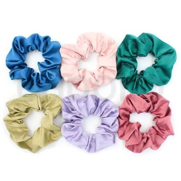 Wholesale Regular - Satin Fabric Scrunchie.Dia.10cm