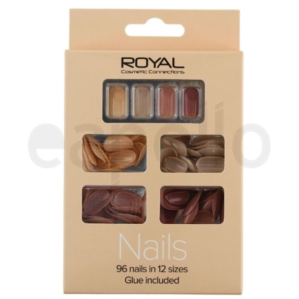 Wholesale Royal Cosmetic Connections Nails - Natural 