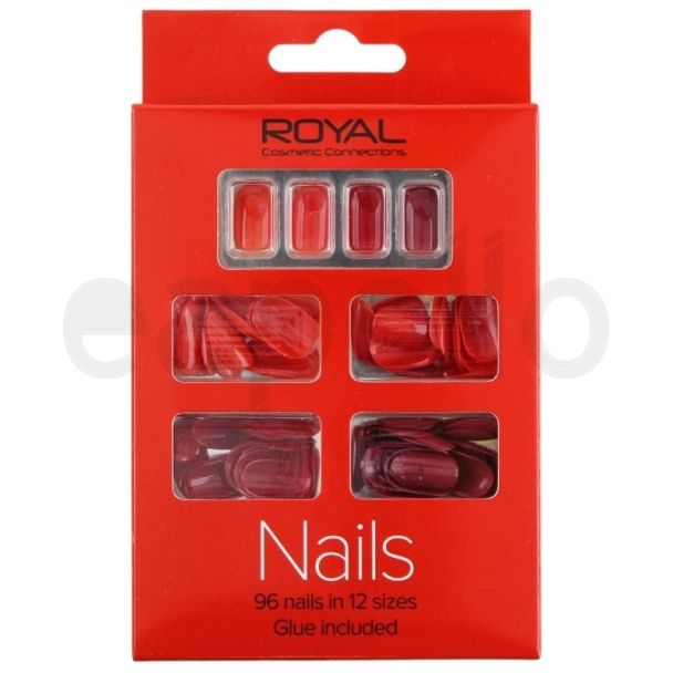 Wholesale Royal Cosmetic Connections Nails - Red 