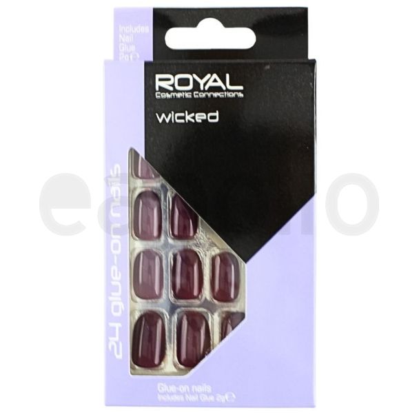 Wholesale Royal Cosmetic Glue-On Nails - Wicked