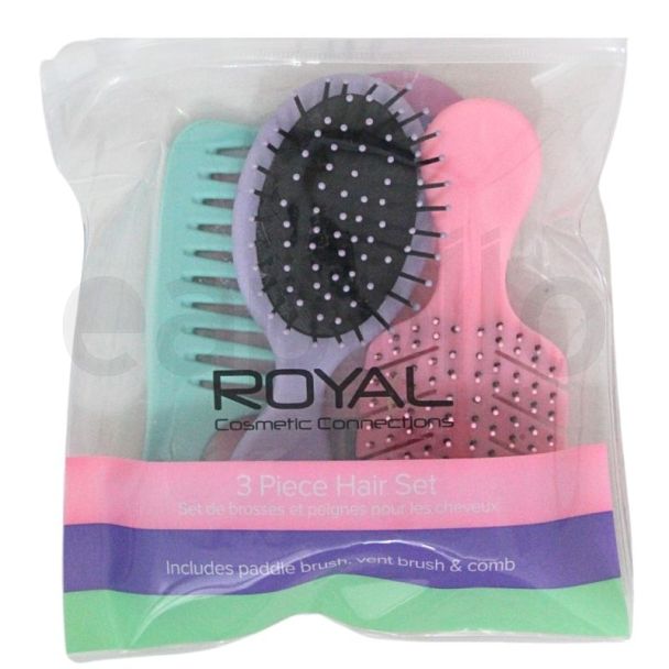 Wholesale Royal Cosmetics 3 Piece Hair Set 