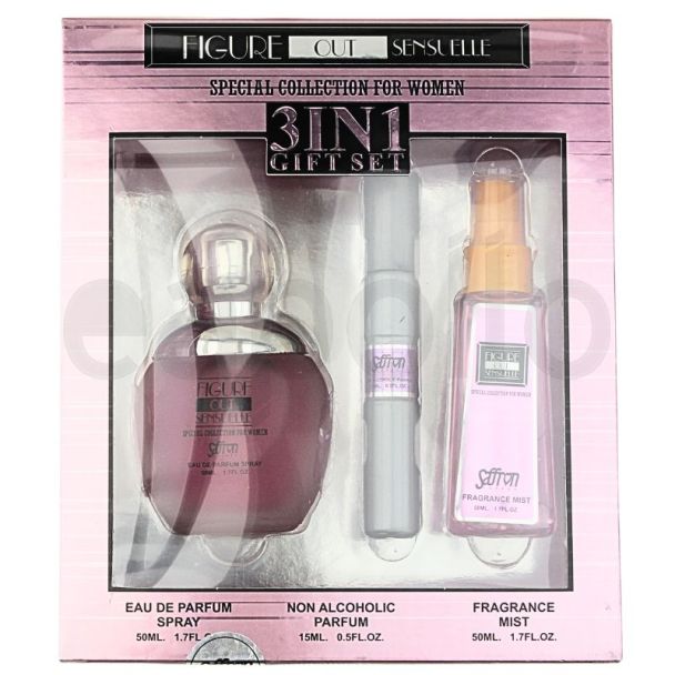 Wholesale Saffron 3in1 Gift Set for Women - Figure Out Sensuelle