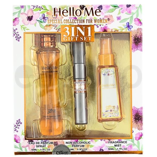 Wholesale Saffron 3in1 Gift Set for Women - Hello Me