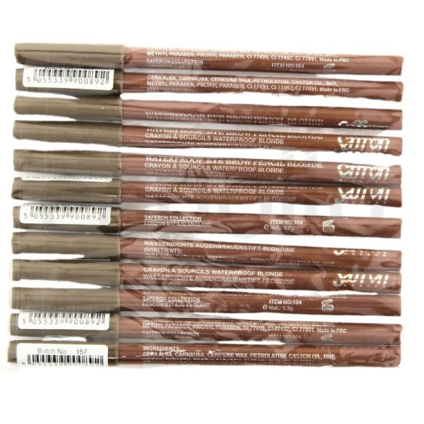 Wholesale Saffron Waterproof Eyebrow Pencil - Blonde 