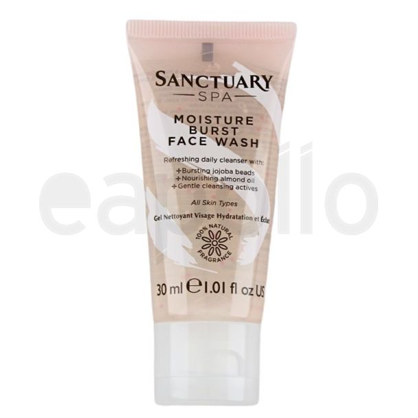 Wholesale Sanctuary Spa Moisture Burst Face Wash 30ml