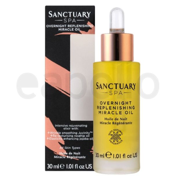 Wholesale Sanctuary Spa Overnight Replenishing Miracle Oil 30ml
