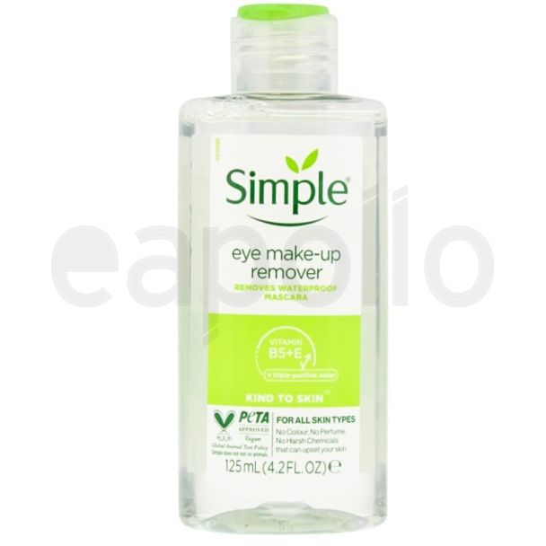 Wholesale Simple Eye Make Up Remover - 125ml