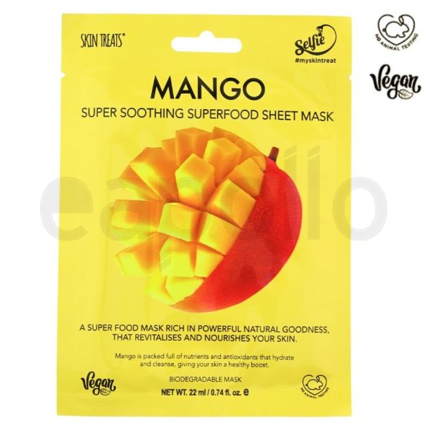Wholesale Skin Treats Mango Super Soothing Superfood Sheet Mask 