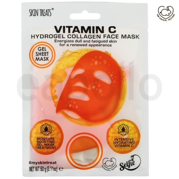Wholesale Skin Treats Vitamin C Hydrogel Collagen Face Mask 