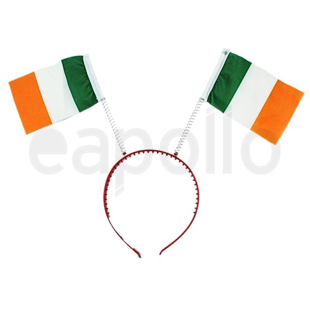 St Patricks Day Flag Bopper Headband