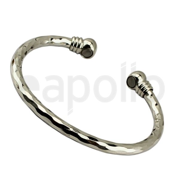 Wholesale Stainless Steel Bangle - Hammerhead Design