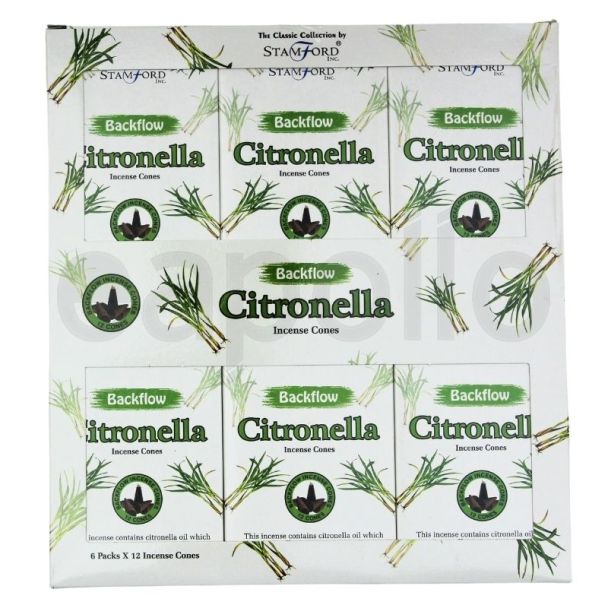 Wholesale Stamford Backflow Incense Cones - Citronella
