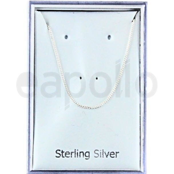 Wholesale Sterling Silver Chain Necklace - 18"