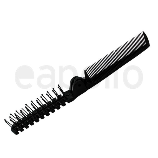Wholesale Travel Folding Comb - Black