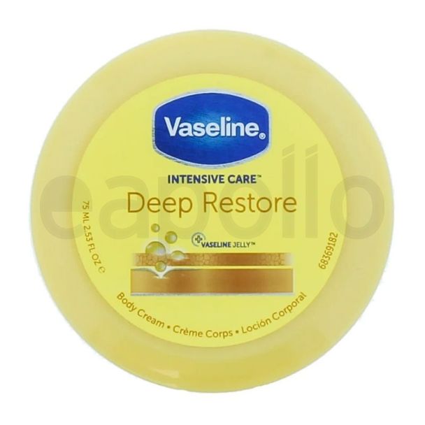 Wholesale Vaseline Deep Restore Body Cream - 75ml