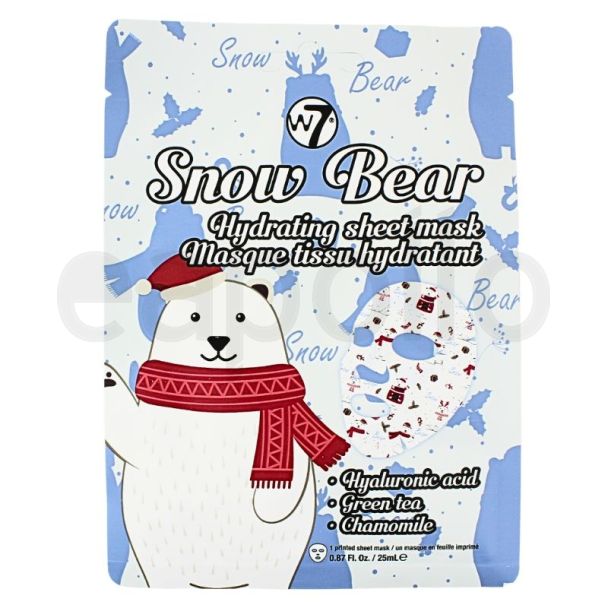 Wholesale W7 Snow Bear Hydrating Sheet Mask