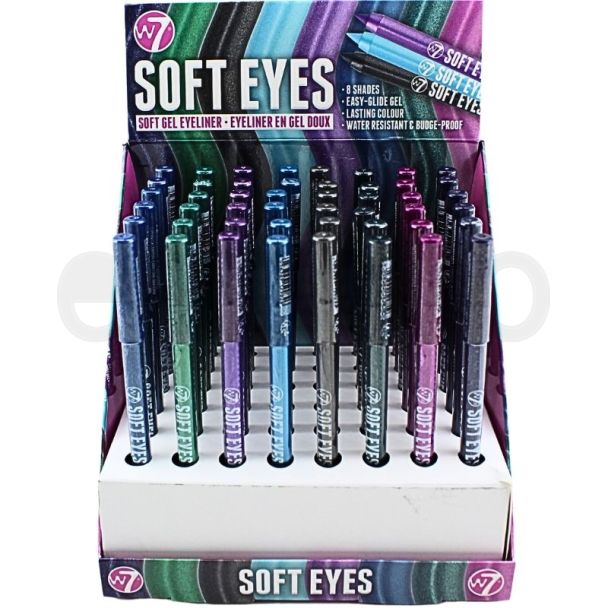 Wholesale W7 Soft Eyes Gel Eyeliner - Assorted
