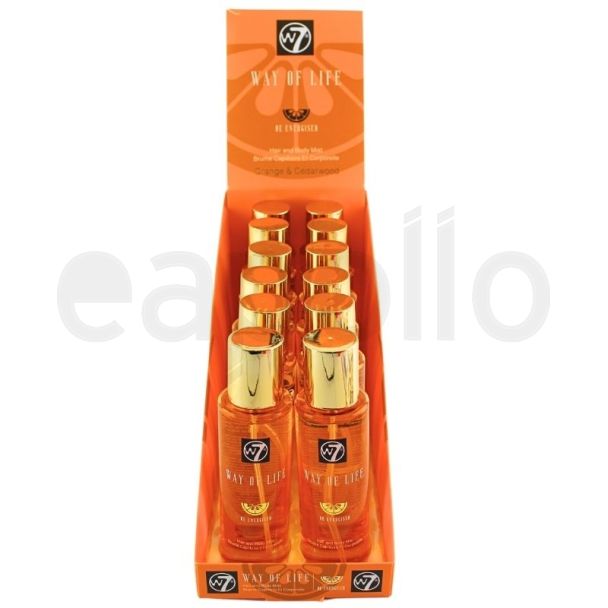 Wholesale W7 Way Of Life Hair And Body Mist - Be Energised