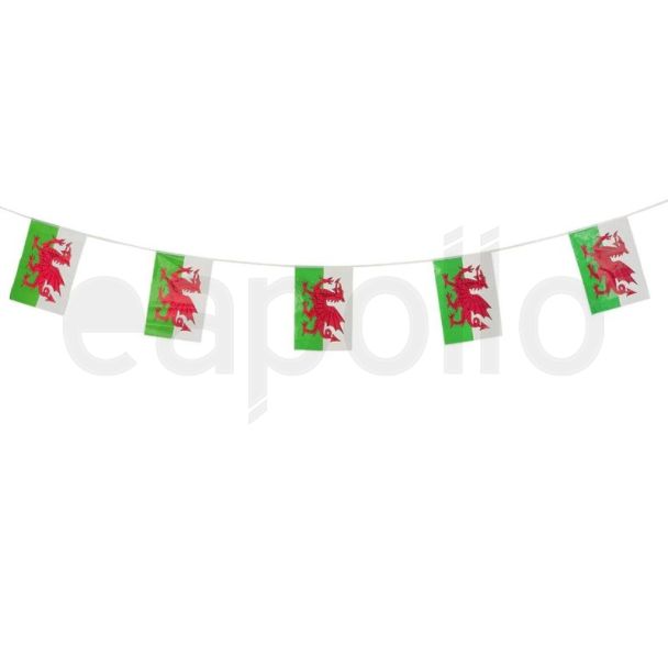 Wholesale Welsh Rectangle Bunting - 10M