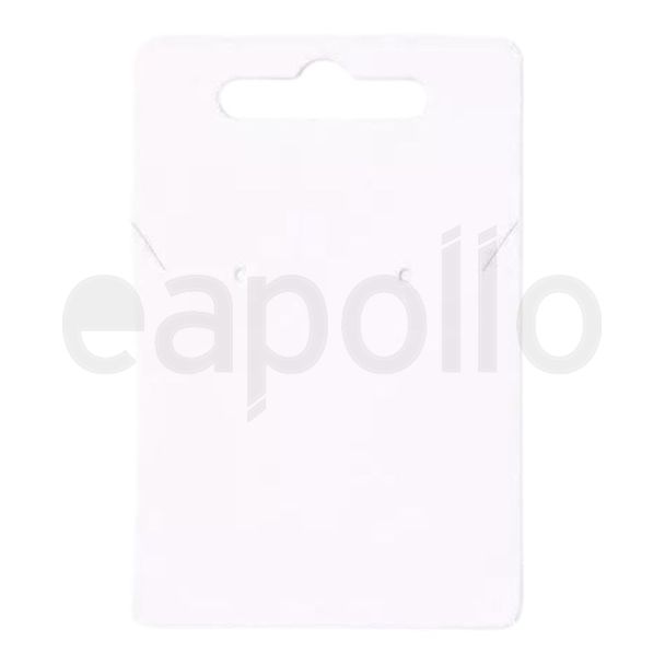 Wholesale White Jewellery Display Card 9x6cm