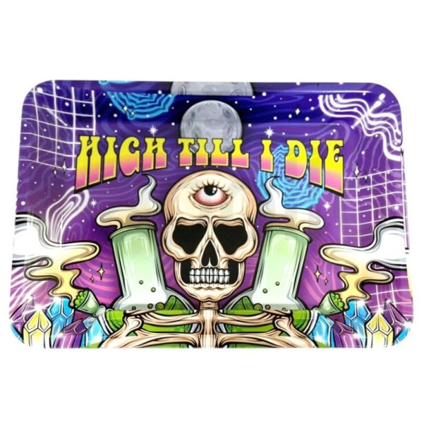 Wholesale Wise Skies 'High Till I Die' Small Tray - 20cm x 15cm