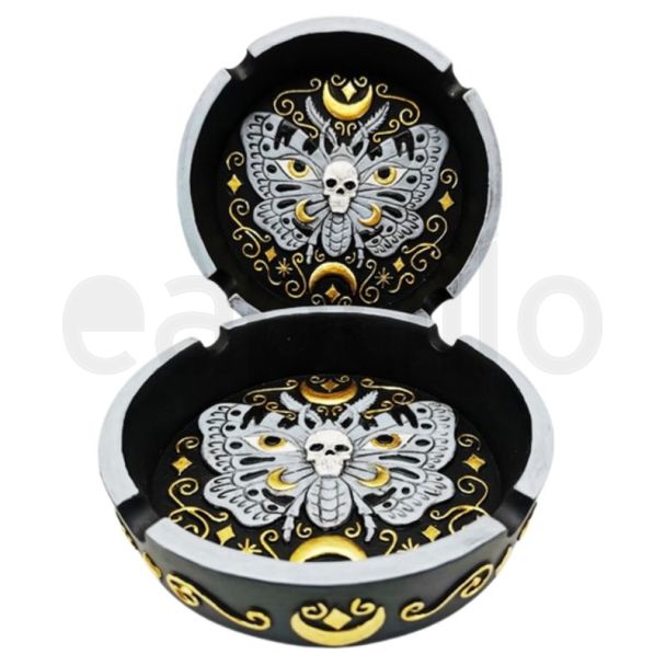 Wholesale Wise Skies Moth Skull Ashtray