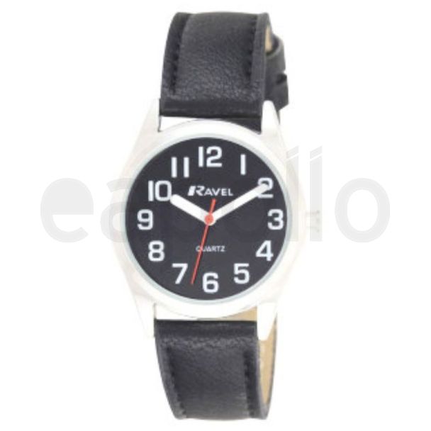 Wholesale Women's Classic Super Bold Easy Read Strap Watch - Black