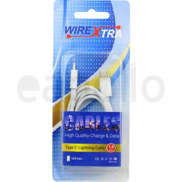 WireXtra 1m Type C  to Lightning Cable