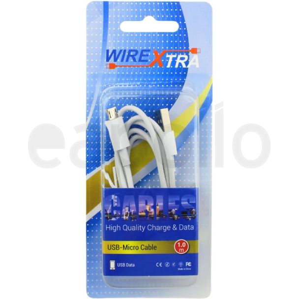 Wirextra (USB to Micro B) - Micro Cable (1m )