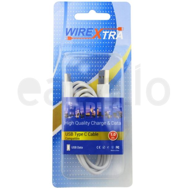 Wirextra 1m USB Type C Cable