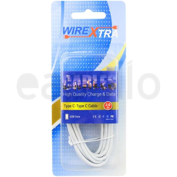 Wirextra 2m Type C Type C Cable