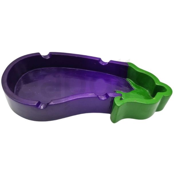 Wise Skies Eggplant Ashtray - Purple/Green