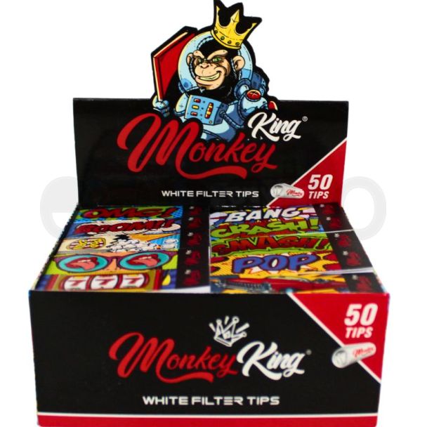 Monkey King Filter Tips Regular - White