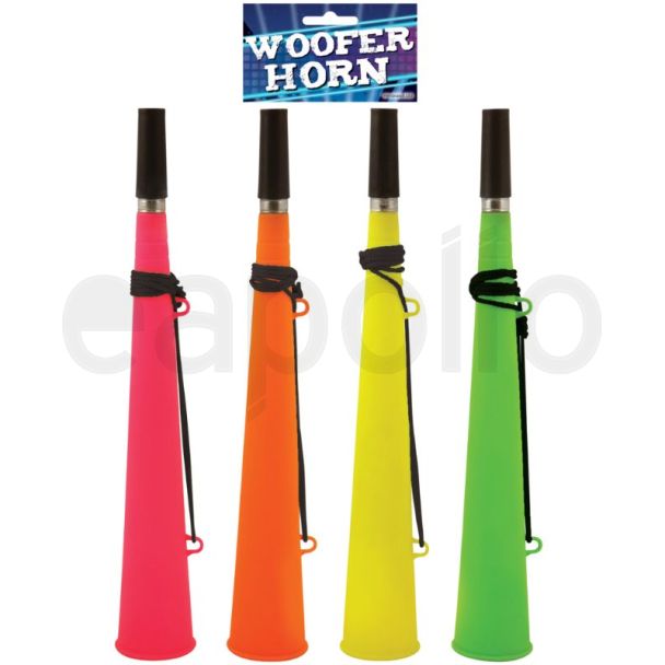  Neon Woofer Horns with Black String