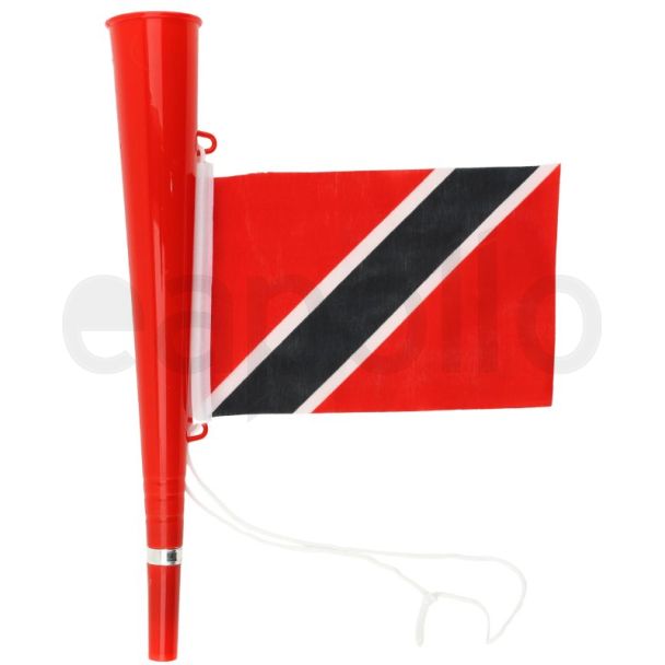 Woofer Horns With Trinidad & Tobago Flag & String (36cm)