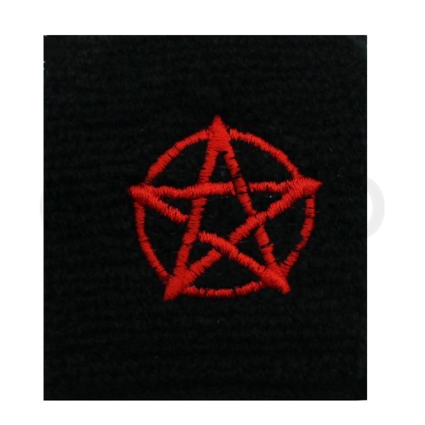 Wrist Sweatbands Red Pentagram Design