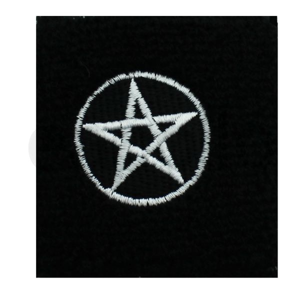 Wrist Sweatbands White Pentagram Design