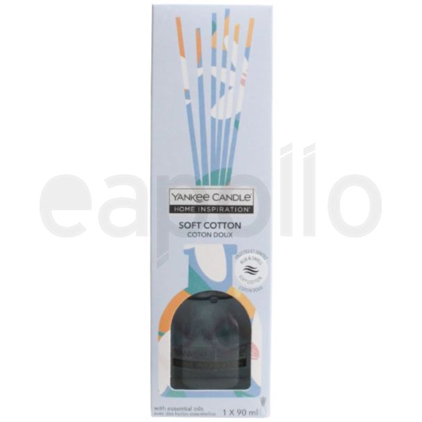 Yankee Candle Home Inspiration Reed Diffuser - Soft Cotton (90ml)