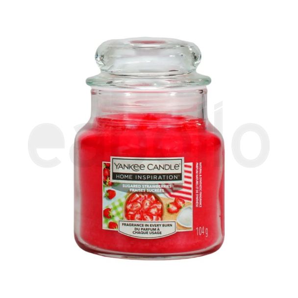 Yankee Jar Candle -  Sugared Strawberries (104g)