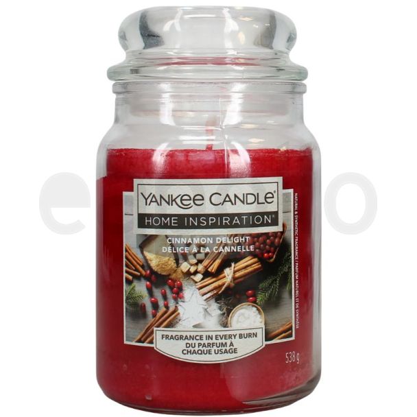 Yankee Scented Jar Candle - Cinnamon Delight (538g)