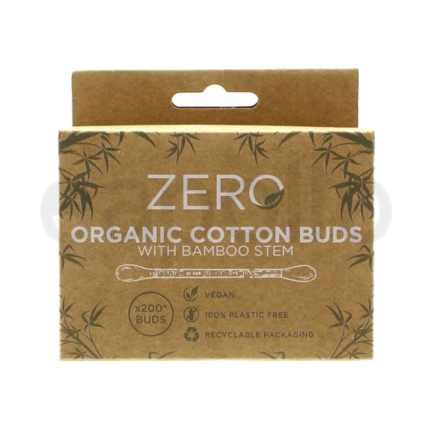 Zero Organic Cotton Buds - 200 Pcs