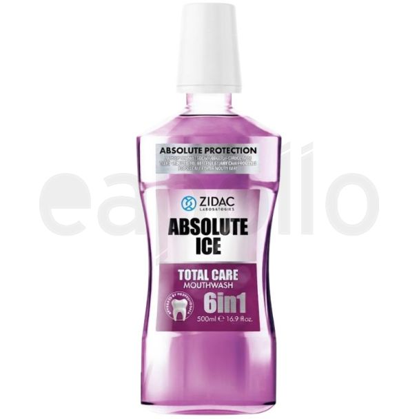 Zidac Absolute Ice Total Care 6 in 1 Mouthwash - 500ml