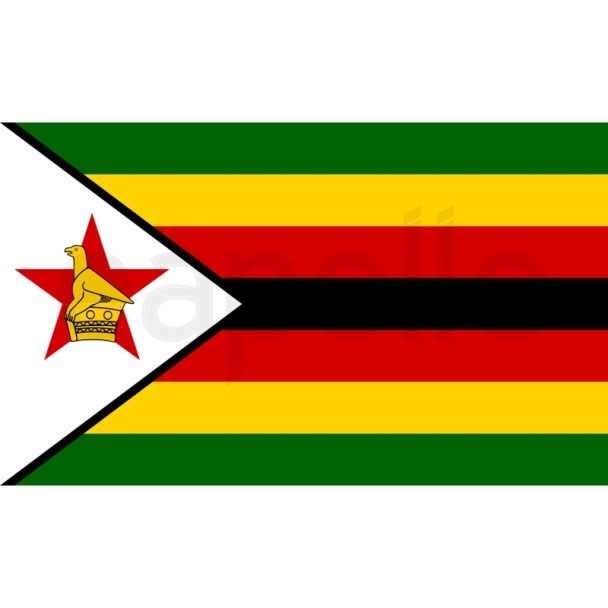Zimbabwe's Flag - 5ft x 3ft