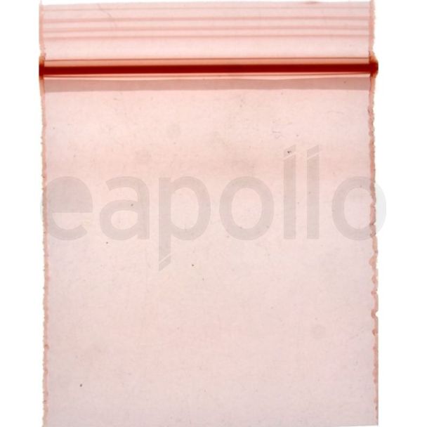 Zipper Grip Seal Bags - Orange - 50 x 50mm