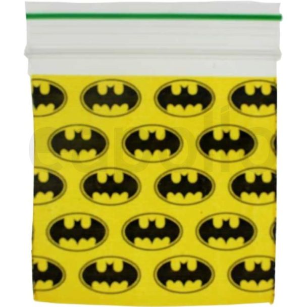 Zipper Grip Seal Printed Resealable Bags - Bat (40 x 40)